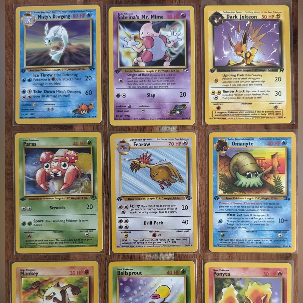 Pokemon 1st edition WOTC Card Lot 12 cards - Picture 3 of 6